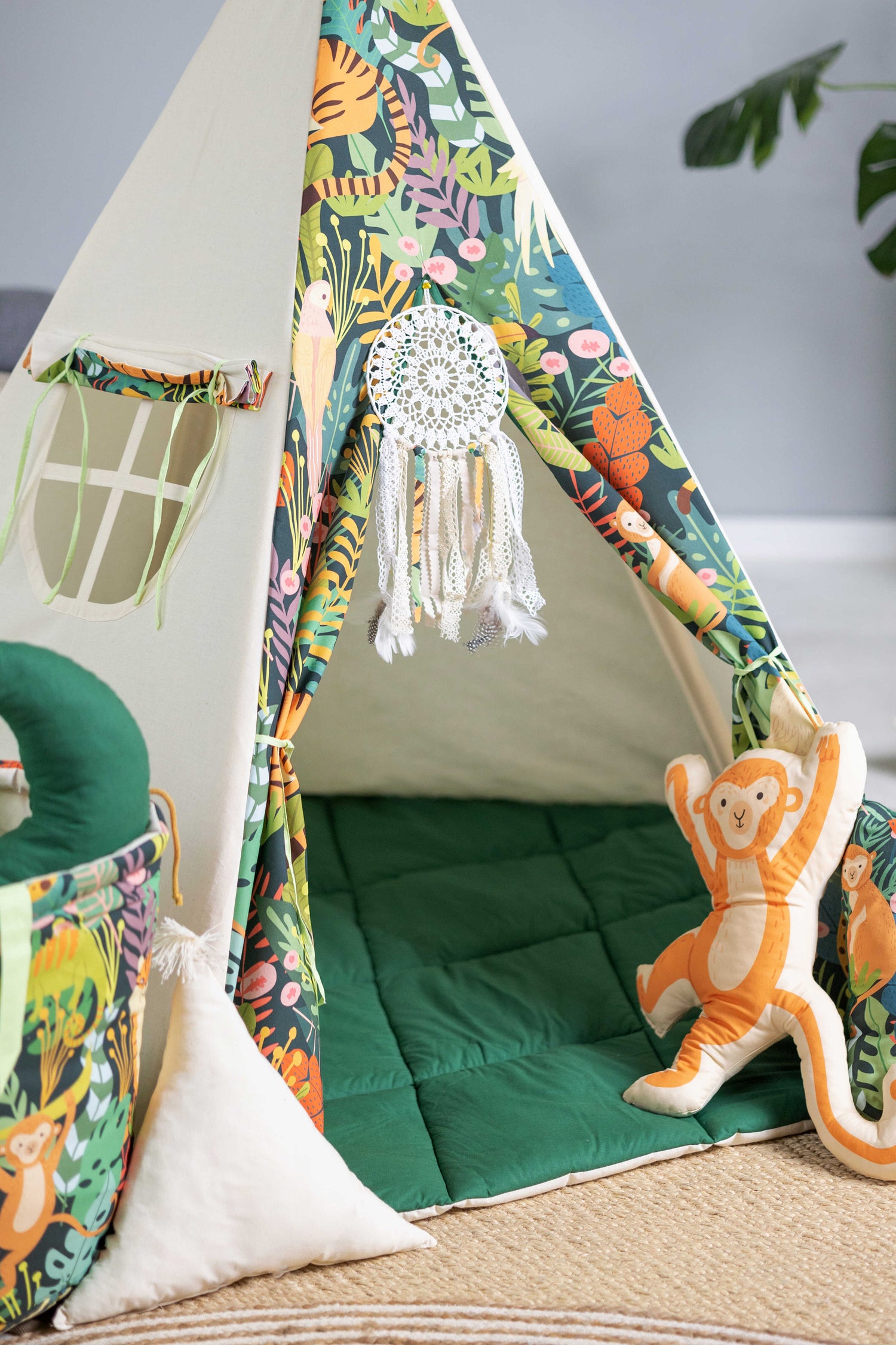 Kids Teepee - Jungle Kingdom