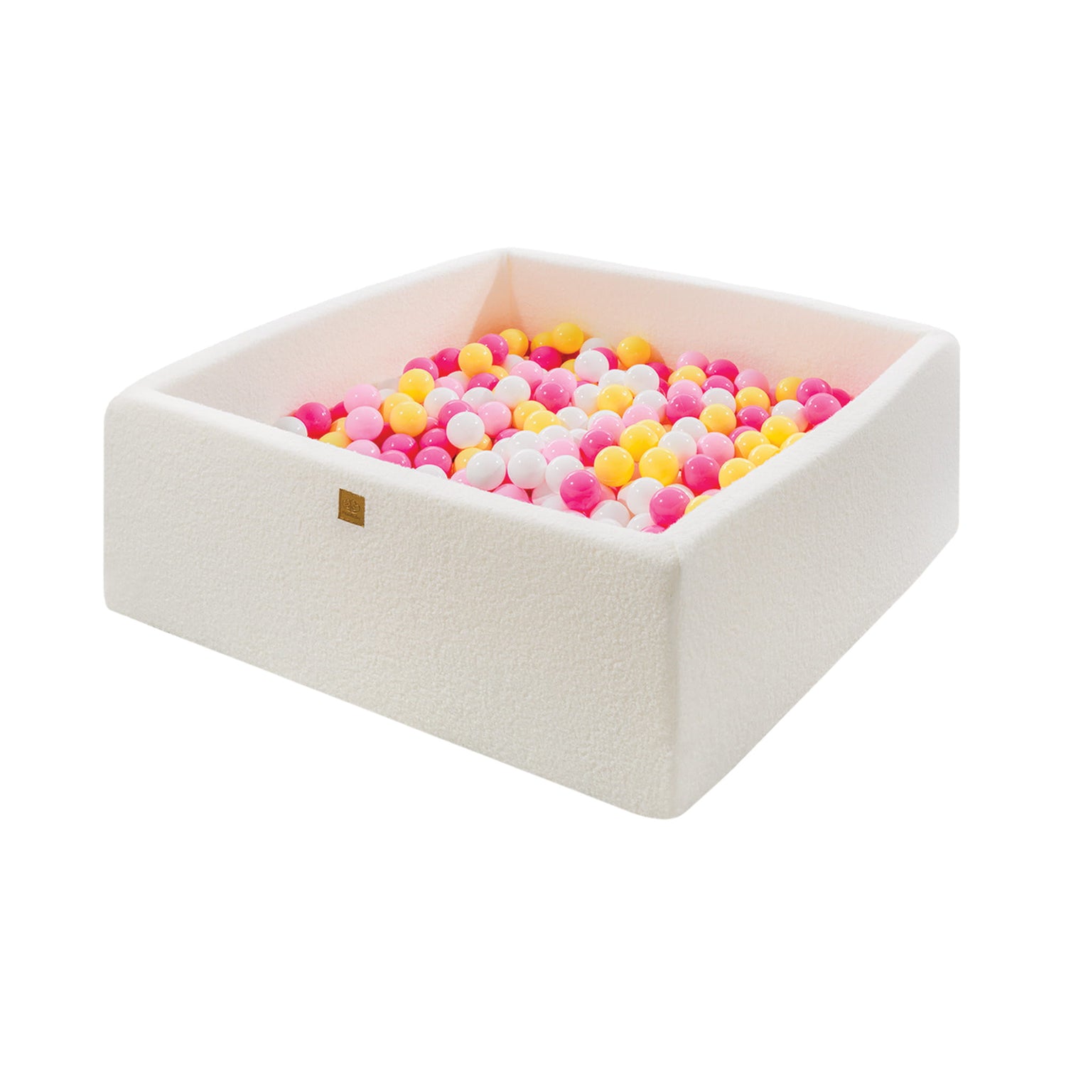 Boucle Ball Pit White Square | Balls to Choose | MeowBaby
