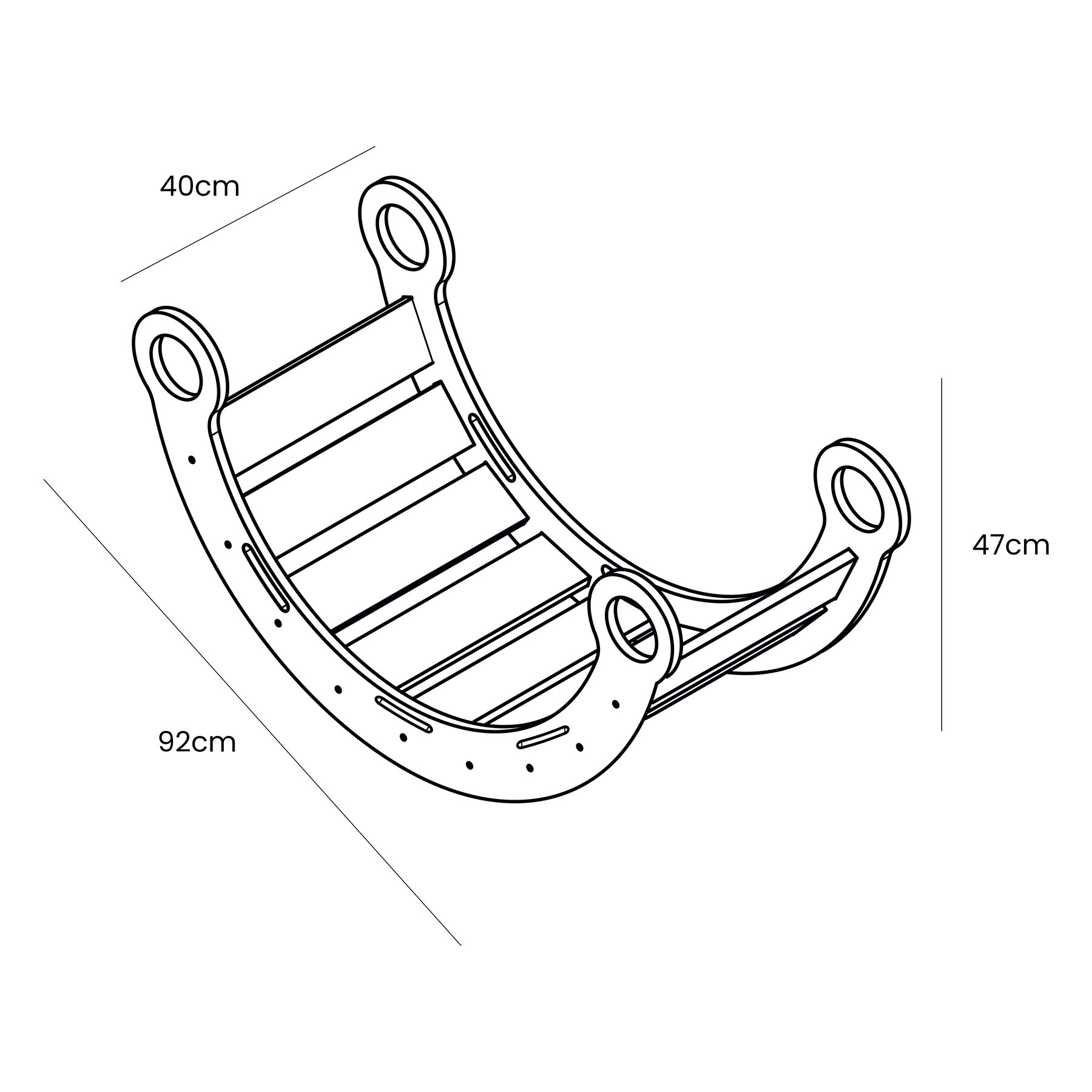 MeowBaby® Dream Rocker with Cushion | Rocker Arch with Cushion