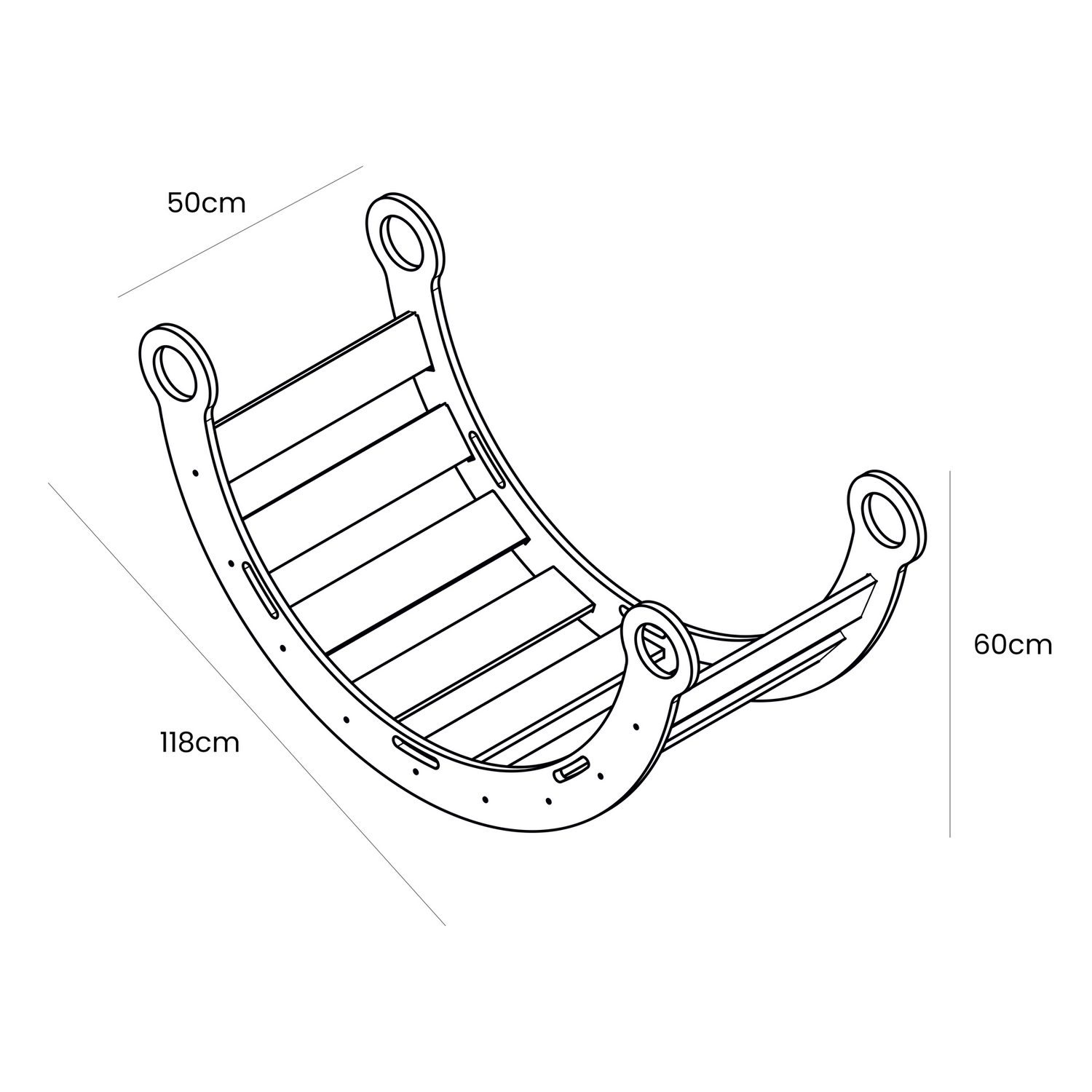 MeowBaby® Dream Rocker with Cushion | Rocker Arch with Cushion