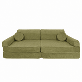 modular play sofa | modular play couch | MeowBaby play sofa slimcord | play sofa | play couch | lime colour play sofa for kids |
