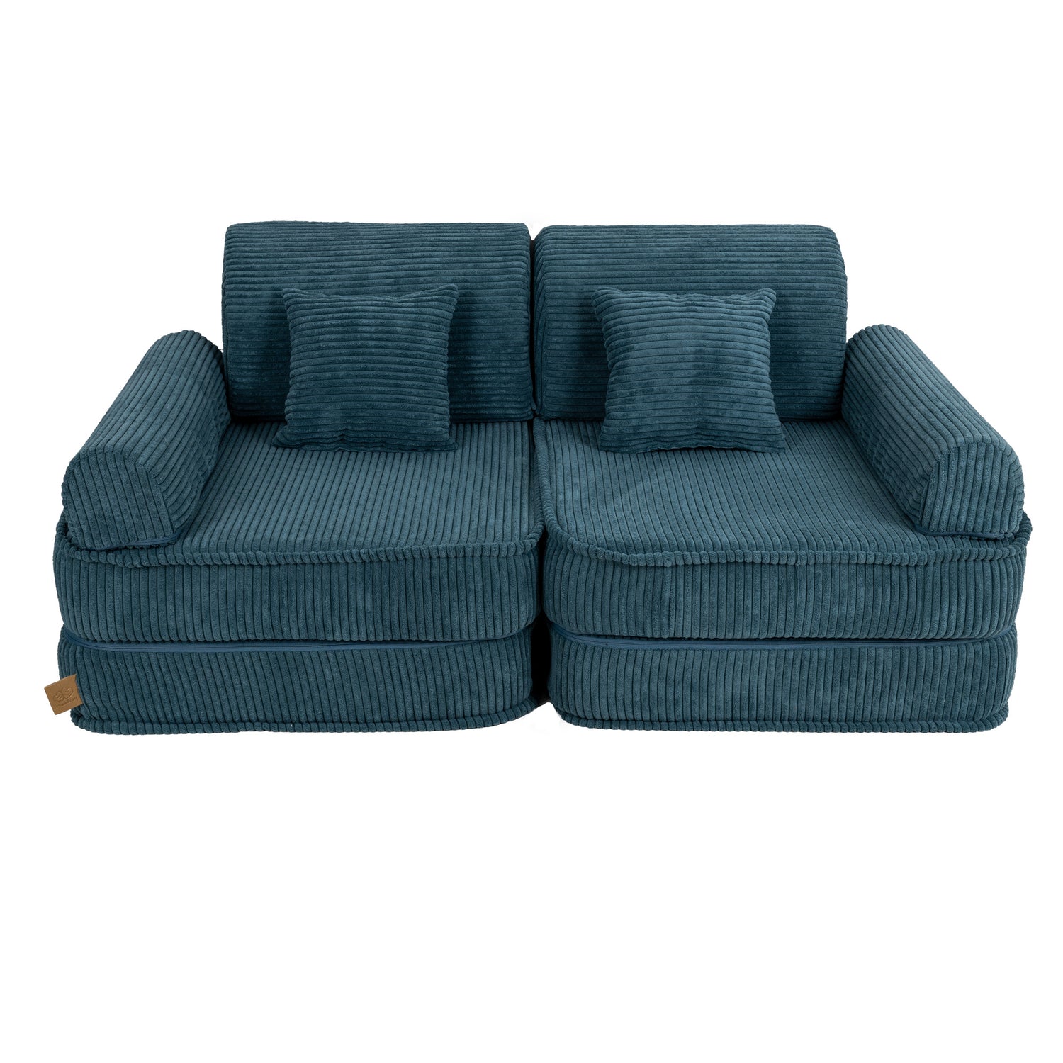 turquoise corduroy play sofa | turquoise corduroy Play Sofa | Play Sofa Kids turquoise corduroy | MeowBaby turquoise corduroy soft play sofa | 