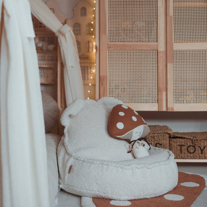 MeowBaby® BOUCLE Bean Bag for Kids - Kids Pouffe Teddy
