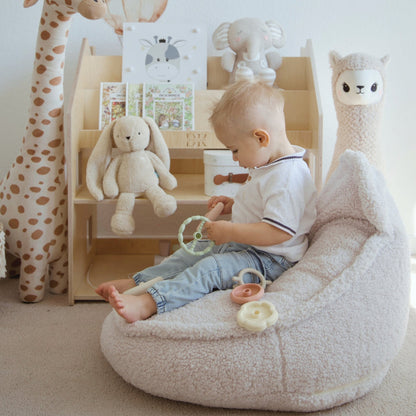 MeowBaby Kids Bean Bag Seat - Sako Bag Teddy | BEARLY
