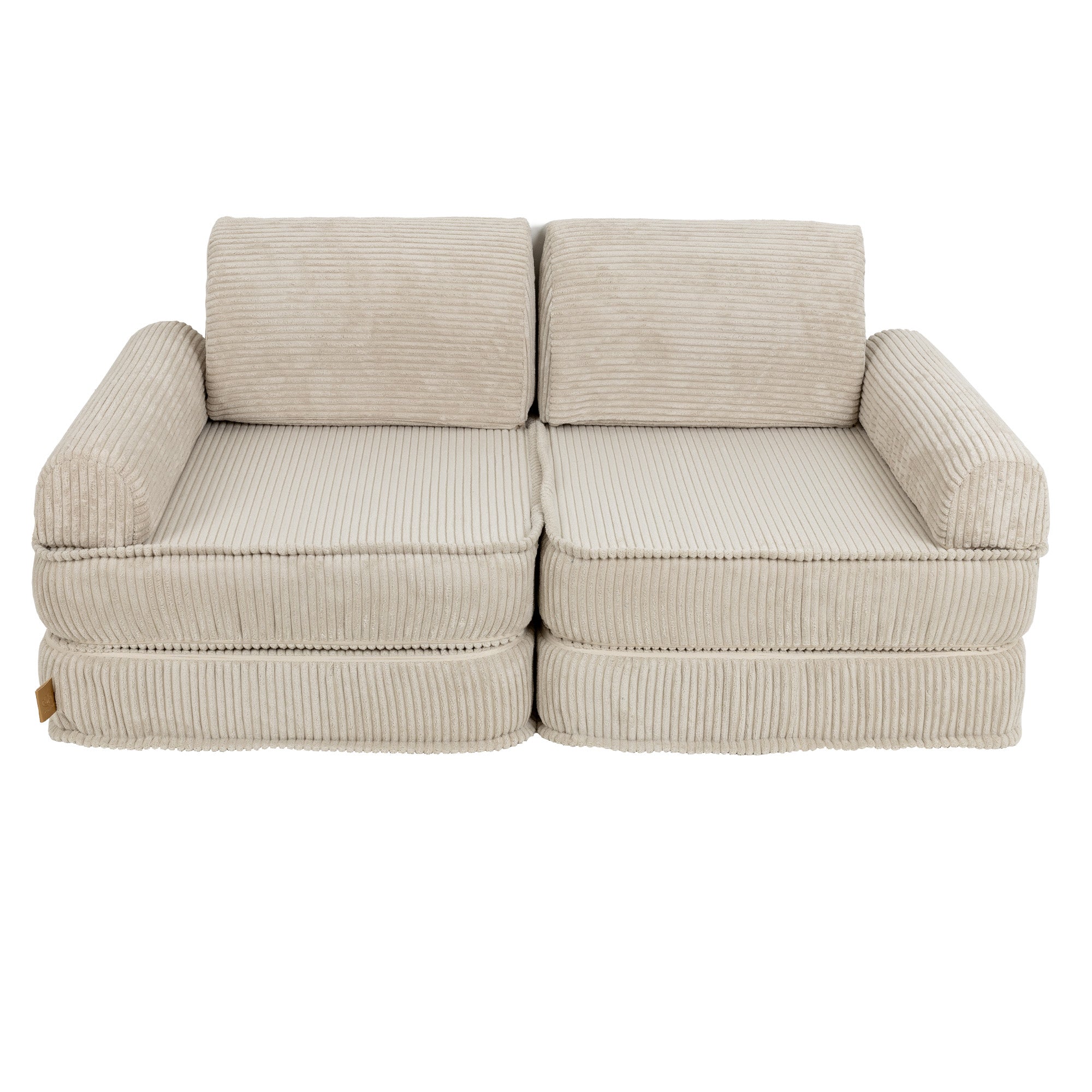 cream corduroy play sofa | cream/ecru corduroy Play Sofa | Play Sofa Kids cream corduroy | MeowBaby cream/ecru corduroy soft play sofa | 