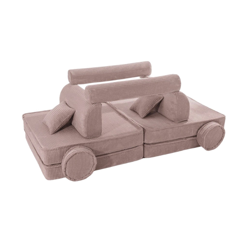 Aesthetic Kids Play Sofa PREMIUM | Modular Play Couch | Corduroy