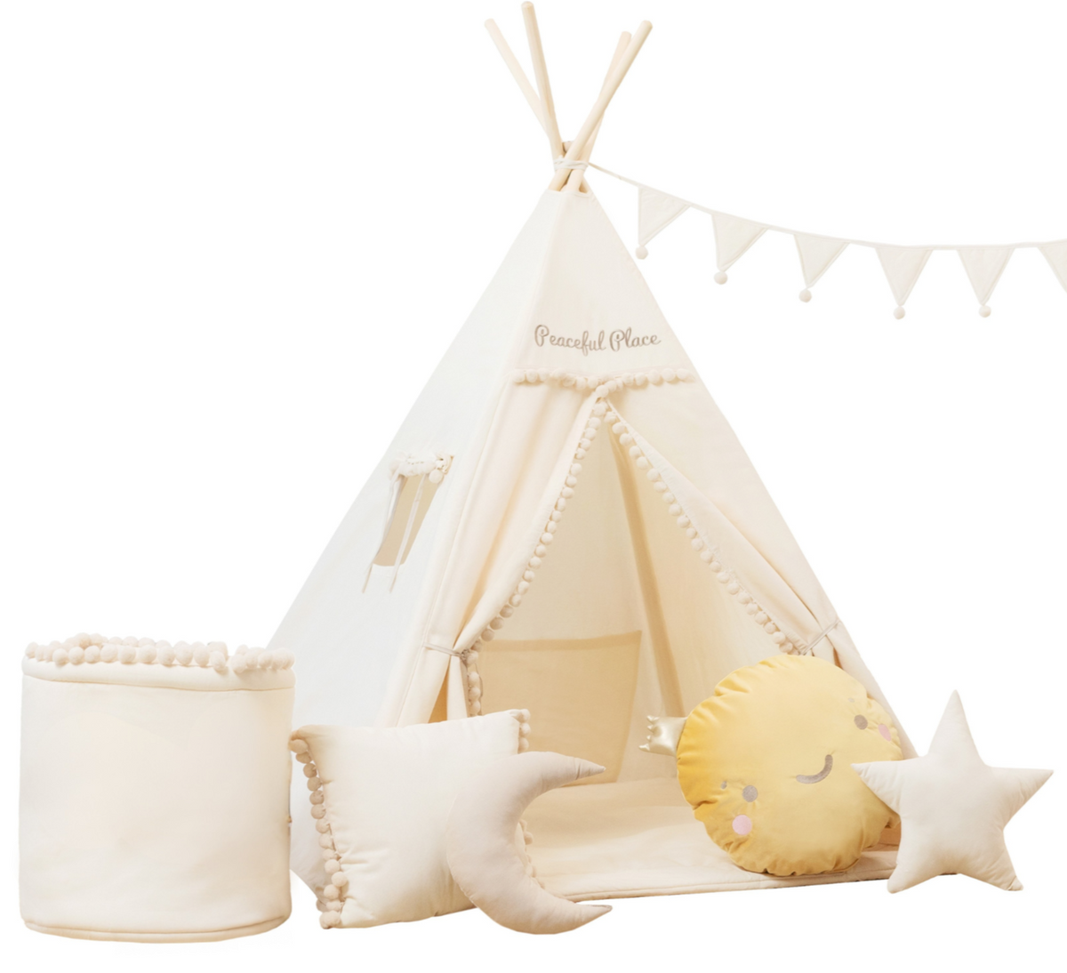 Cream Teepee Tent | Kids Teepee | Teepee Tent for Kids | Kids Teepee Tent | Cream Teepee | Baby Teepee | Teepees for Girls | Teepees for Boys | Cream Tent | Teepees for Kids | Teepee | Tipi |