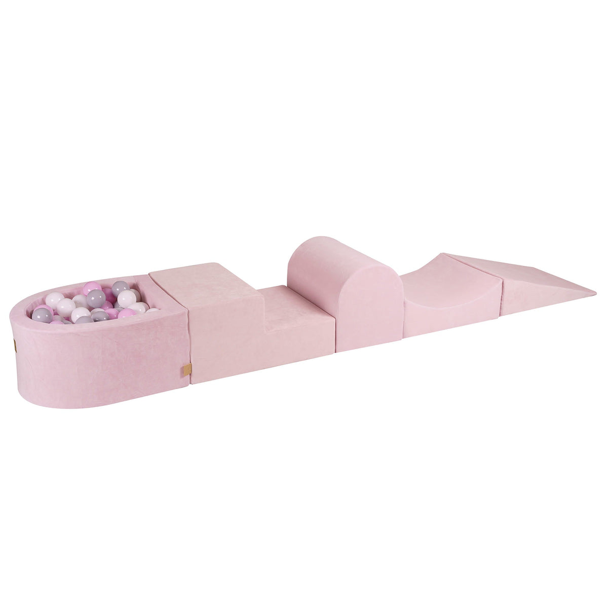 Baby Soft Play Set | Pink Soft Play Set with Ball Pit | Pink foam climbing blocks | Playground for Children | modular play set | climbing blocks for toddler |