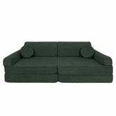 modular play sofa | modular play couch | MeowBaby play sofa slimcord | play sofa | play couch | green colour play sofa for kids |