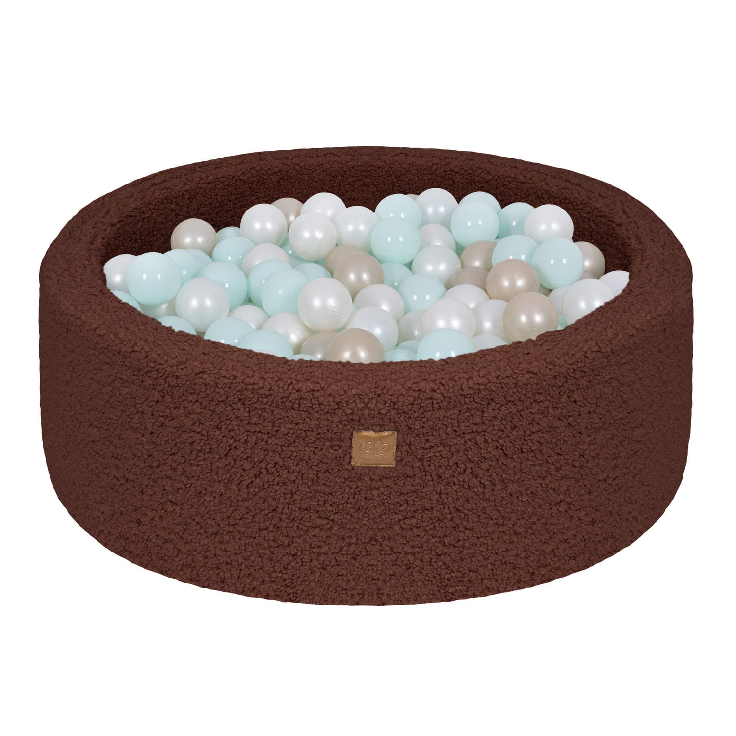 MeowBaby Bearly Baby Ball Pit Brown | Ball Pit with Balls | Ball Pit Toddlers | Ball Pit for Kids | Ball pit Brown |