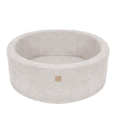 Meowbaby Boucle Baby Ball Pit Champagne Ecru Without balls