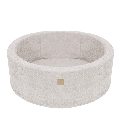 Meowbaby Boucle Baby Ball Pit Champagne Ecru Without balls