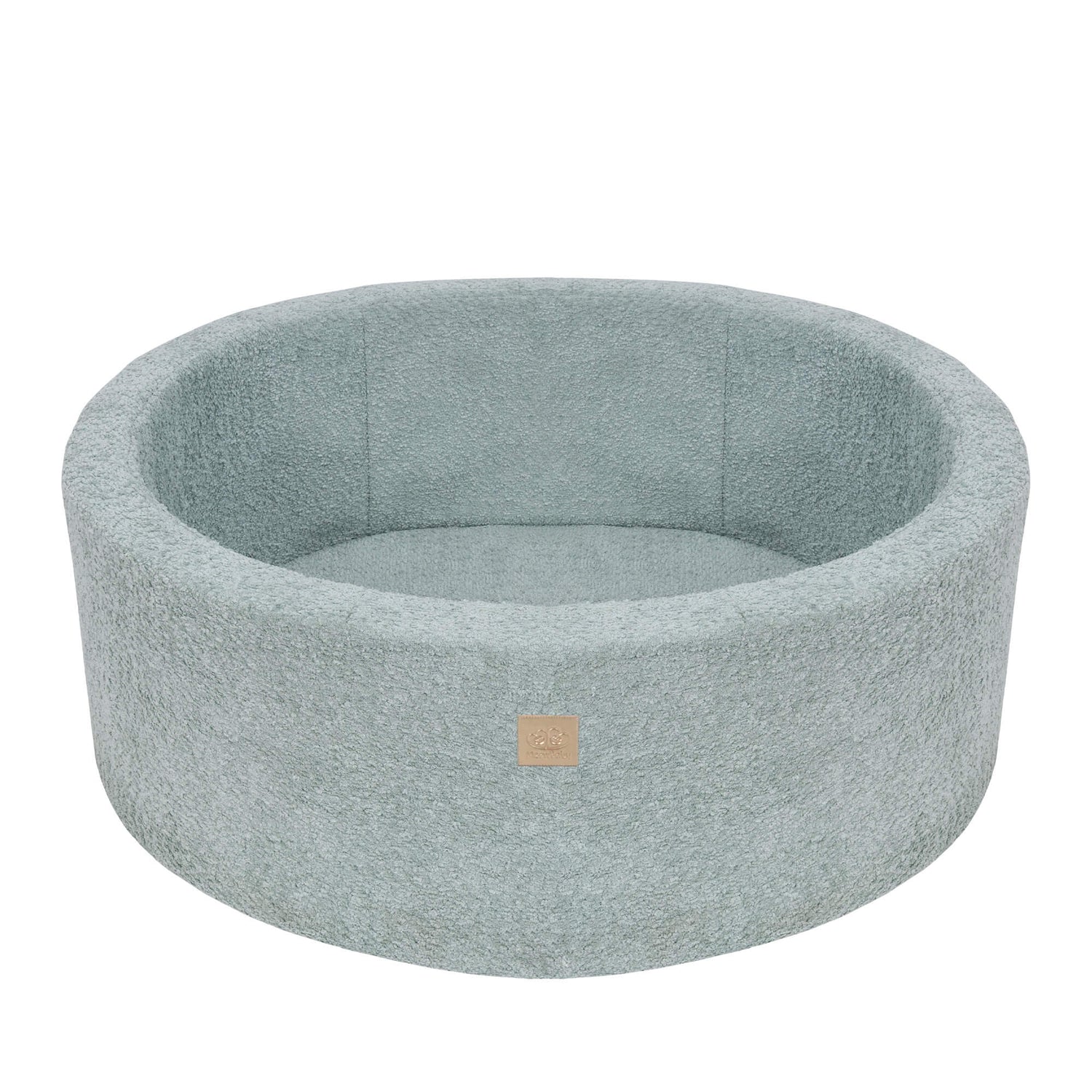 Meowbaby Boucle Baby Ball Pit Fresh Mint Without balls