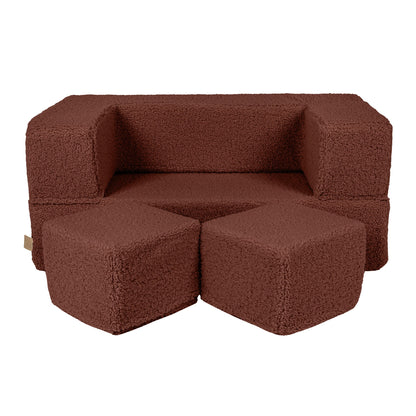 MeowBaby® Aesthetic Cube Sofa BEARLY