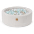 Ball Pit | Baby Ball Pit | MeowBaby Ball Pit for Kids | Baby Ball Pit | Churros White Ball Pit with Balls |