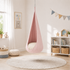 pink cocoon swing | pink cocoon swing for kids | cocoon swing for kids | kids cocoon swing | cocoon swing chair | cocoon swing for girls |