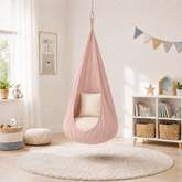 pink cocoon swing | pink cocoon swing for kids | cocoon swing for kids | kids cocoon swing | cocoon swing chair | cocoon swing for girls |