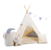 Cream Teepee Tent | Teepee Cream | Kids Teepee | Teepee Tent for Kids | Teepee Tent for Babies & Toddlers | Cream Tent | Kids Teepee Tent | Teepee Tent for Boys & Girls | 