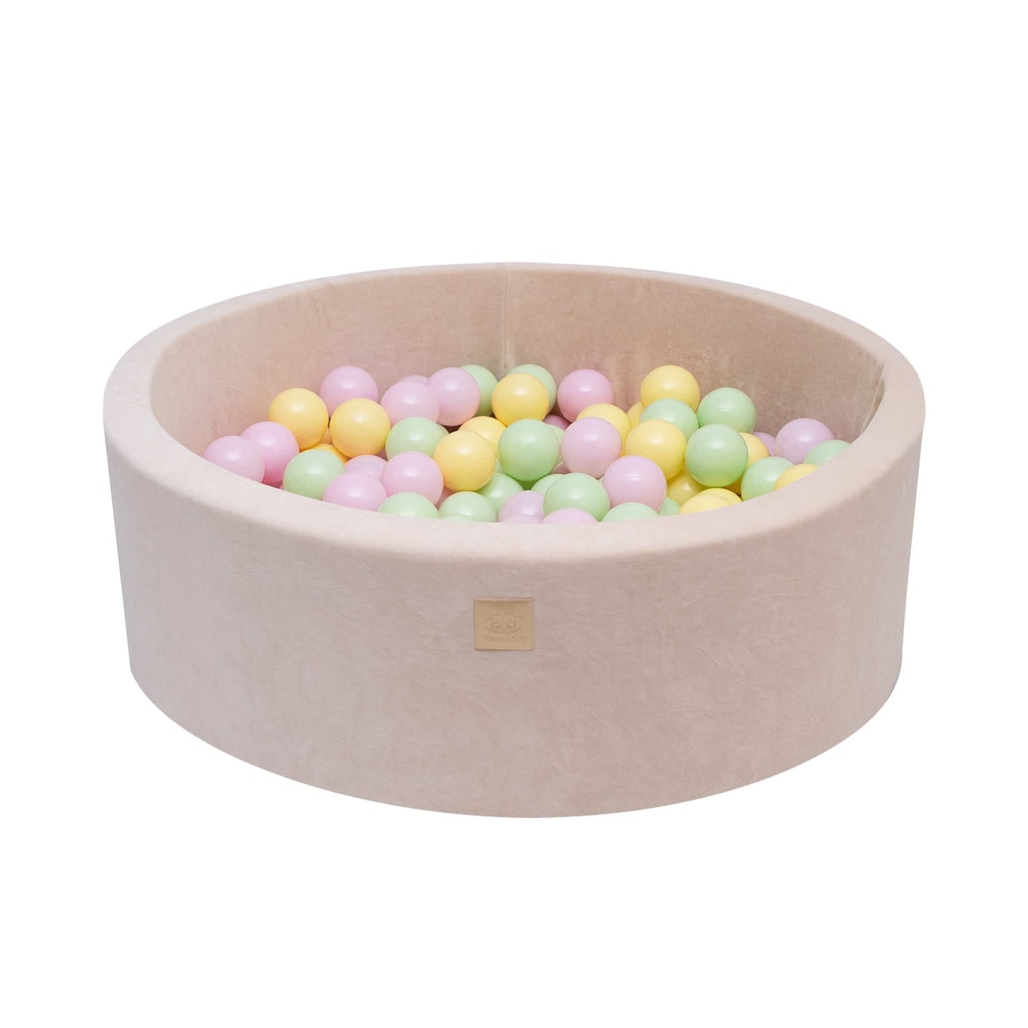 ecru/cream ball pit | MeowBaby ecru ball pit with balls | ecru ball pit with balls |