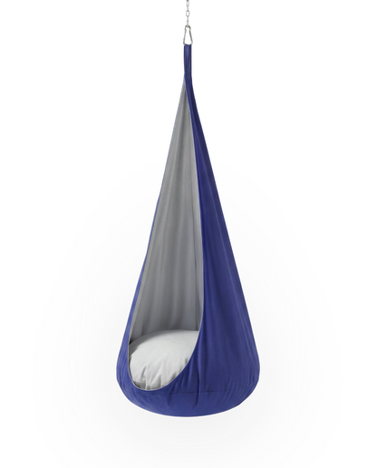 blue cocoon swing | kids cocoon swing | hanging cocoon swings | indoor swing | kids hanging chair swing | blue cocoon swing |