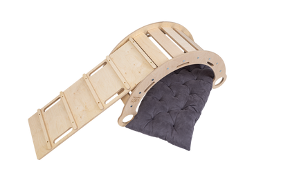 Rocker Natural - Wooden Toddler Indoor Climbing Frame for Kids