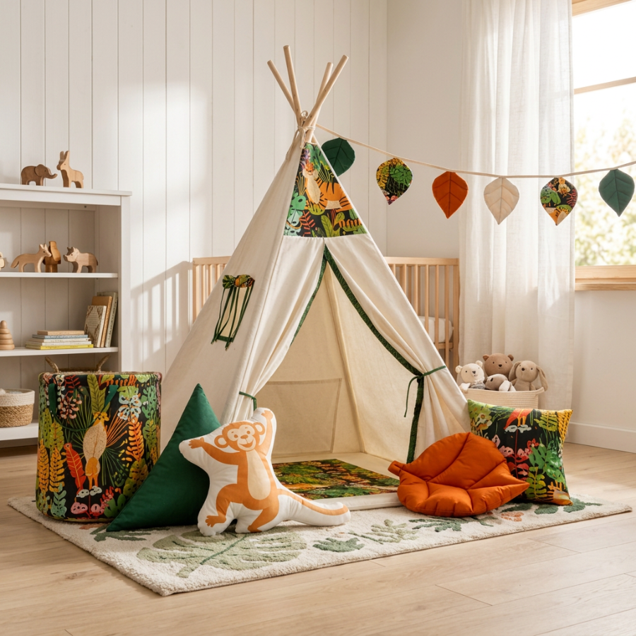 jungle teepee | kids teepee | teepees fpr kids