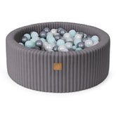 MeowBaby Ball Pit for Kids | Baby Ball Pit | Jurassic Grey Churros Ball Pit | Ball Pit with Balls |
