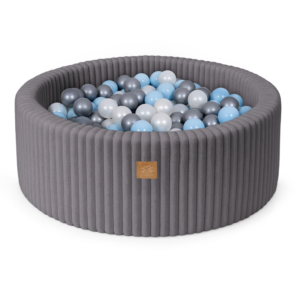 MeowBaby Ball Pit for Kids | Baby Ball Pit | Jurassic Grey Churros Ball Pit | Ball Pit with Balls |