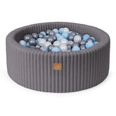 MeowBaby Ball Pit for Kids | Baby Ball Pit | Jurassic Grey Churros Ball Pit | Ball Pit with Balls |