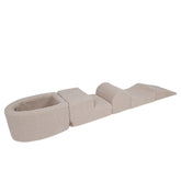 Meowbaby Bearly Foam Playground Light Gray 5 Elements Without Balls