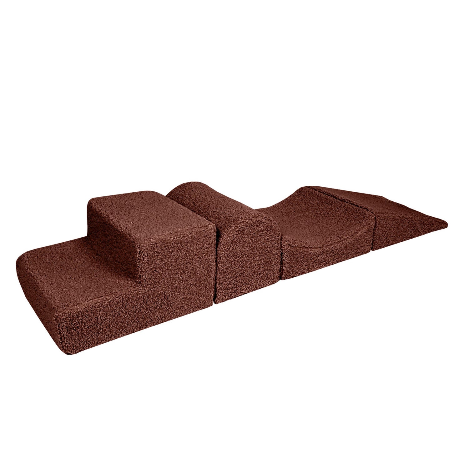 MeowBaby® BEARLY Kids Foam Climbing Blocks - 4 Elements