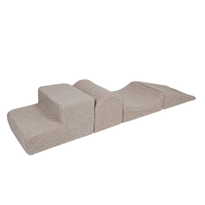MeowBaby® BEARLY Kids Foam Climbing Blocks - 4 Elements