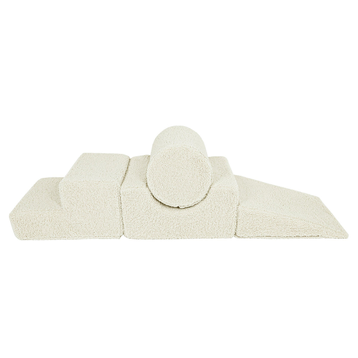 Foam Climbing Blocks for Kids | MeowBaby BEARLY Shape Set | foam climbing shapes | foam climbing blocks  | foam climbing set | soft play climbing blocks | cream