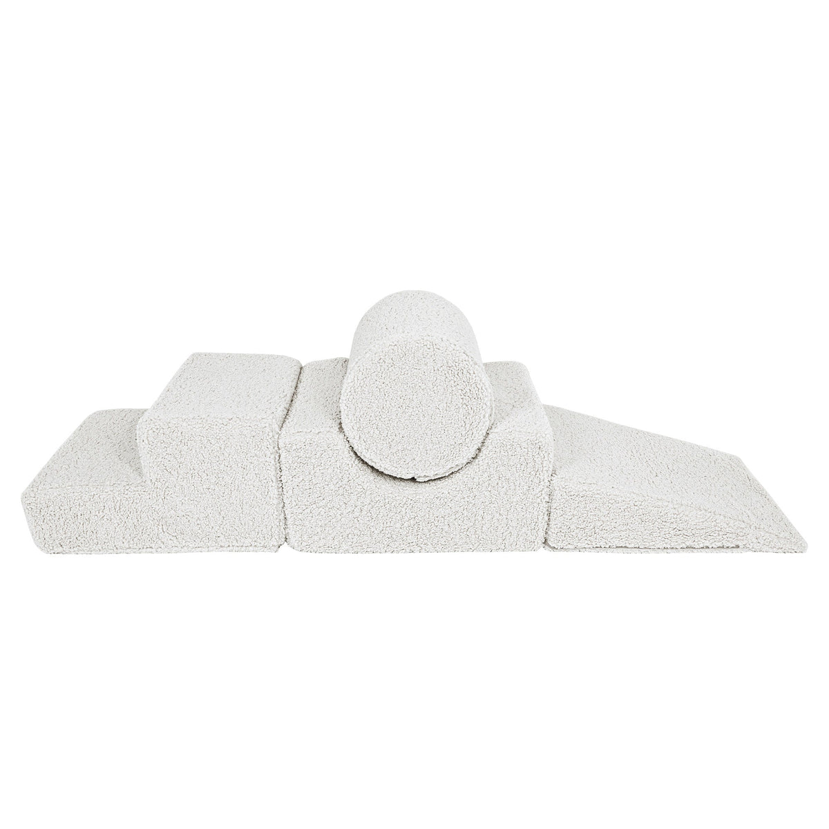 Foam Climbing Blocks for Kids | MeowBaby BEARLY Shape Set | foam climbing shapes | foam climbing blocks  | foam climbing set | soft play climbing blocks | white