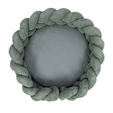 Aesthetic Baby Play Mat with Braided Bumper