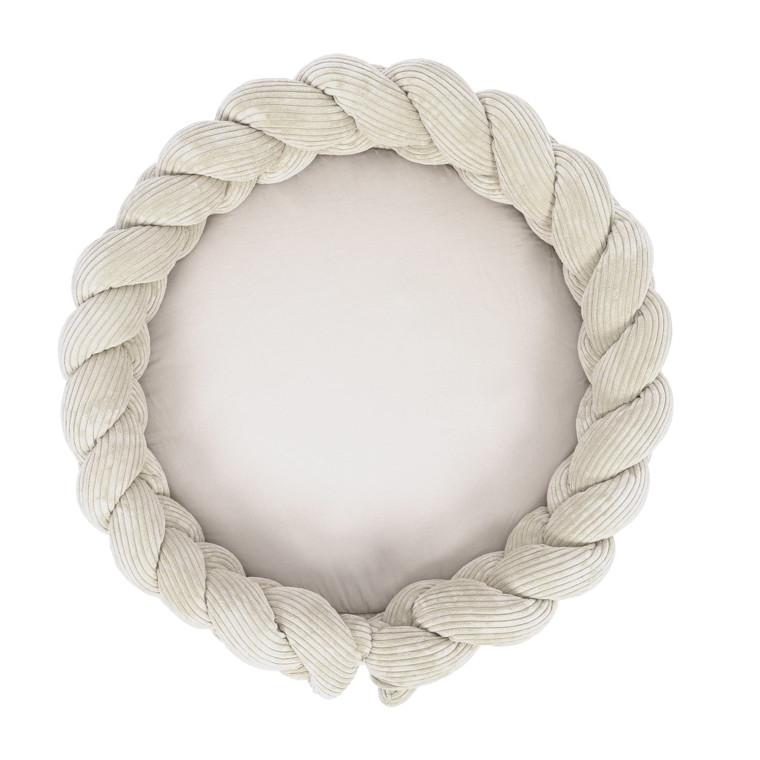 Aesthetic Baby Play Mat with Braided Bumper