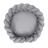 Aesthetic Baby Play Mat with Braided Bumper - Meowbaby