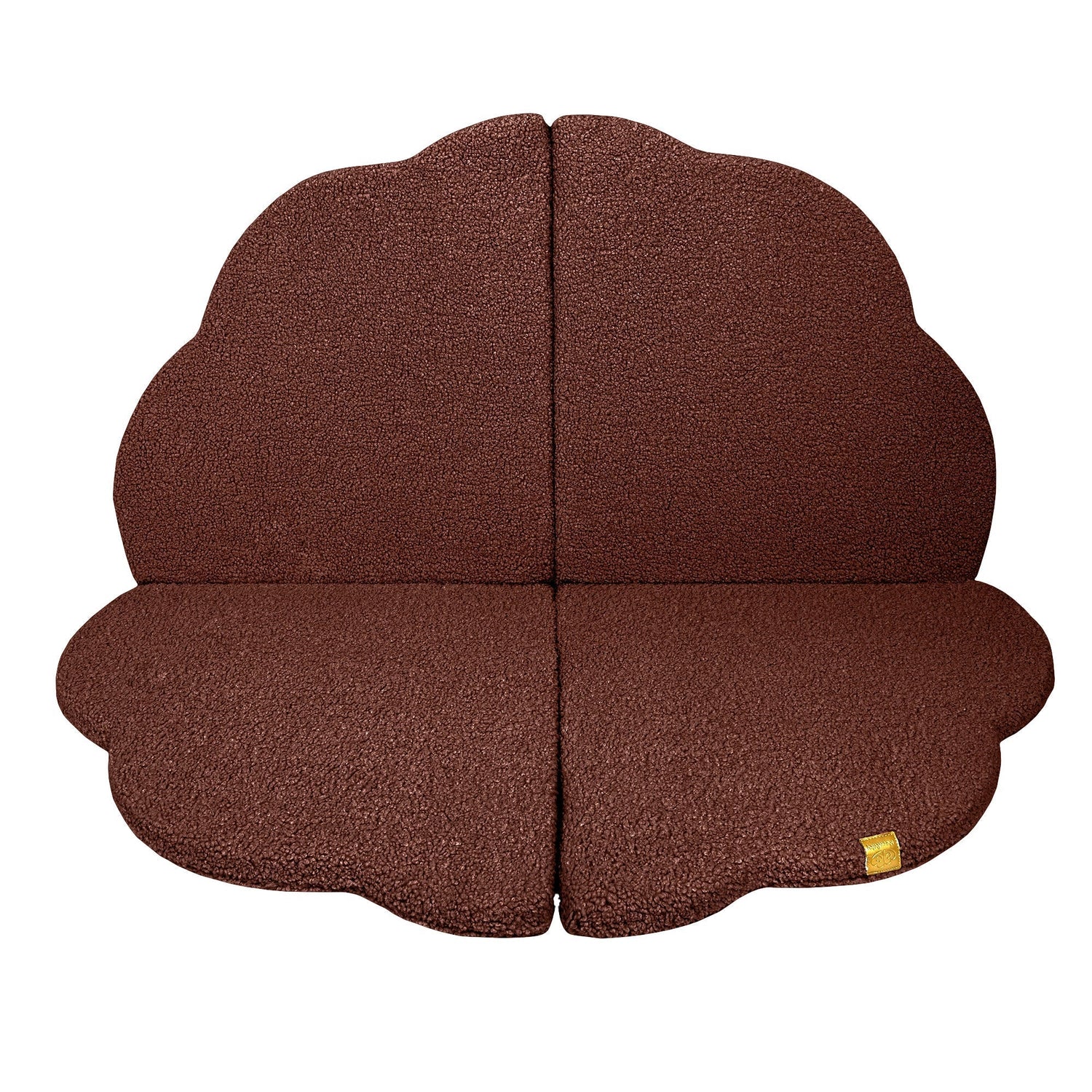 MeowBaby Baby Mat Bearly Cloud Brown