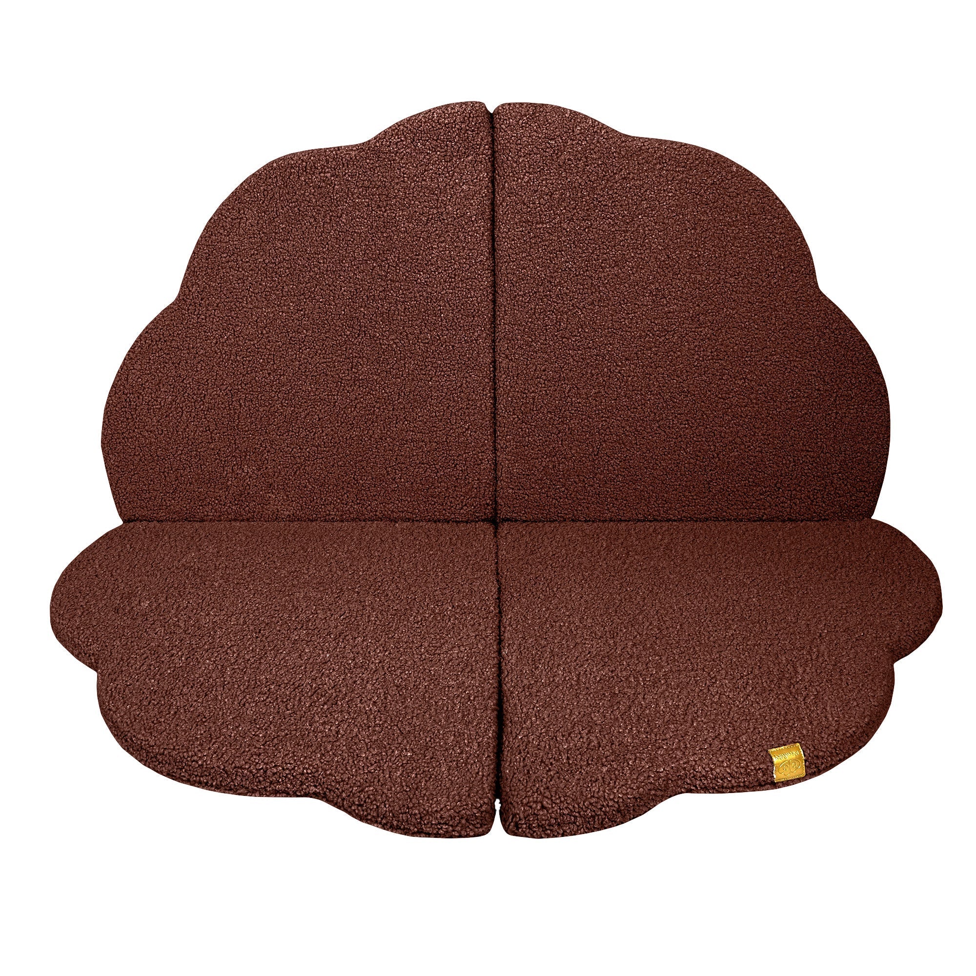 MeowBaby Baby Mat Bearly Cloud Brown