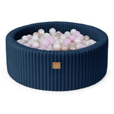 MeowBaby Ball Pit for Kids | Baby Ball Pit | Churros Midnight Blue Ball Pit with Balls |