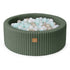 Ball Pit | Baby Ball Pit | MeowBaby Ball Pit for Kids | Baby Ball Pit | Churros Olive Sage Green Ball Pit with Balls |
