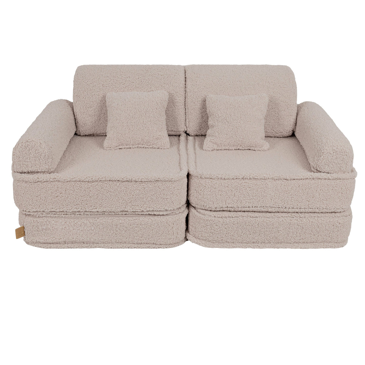 Kids Play Sofa Meowbaby Bearly Grey | Play couch for kids grey | childrens play sofa | modular play couch for kids | Play Sofa for Kids |