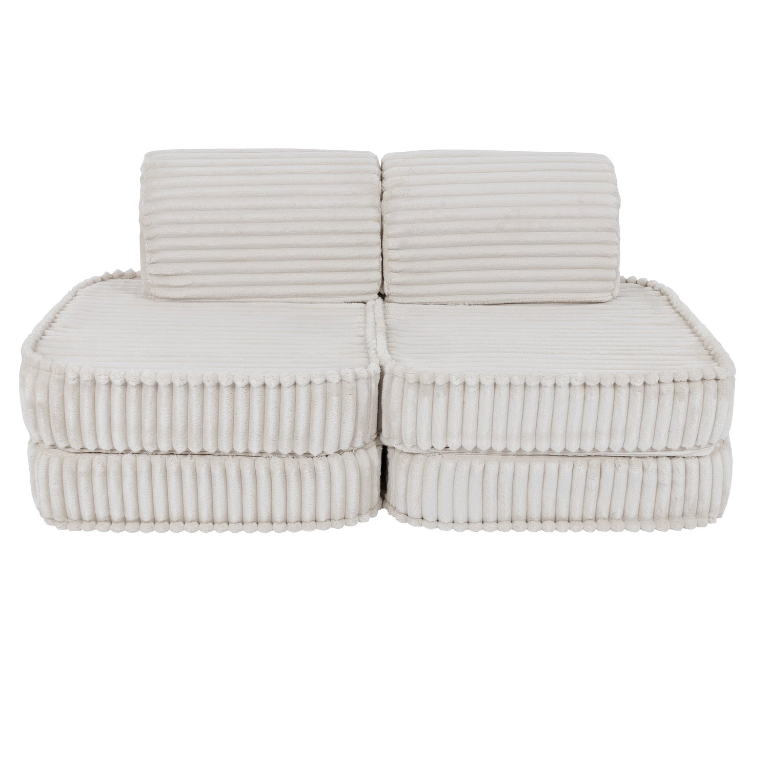 Meowbaby Churros Pocket Sofa Basic Cotton Candy White