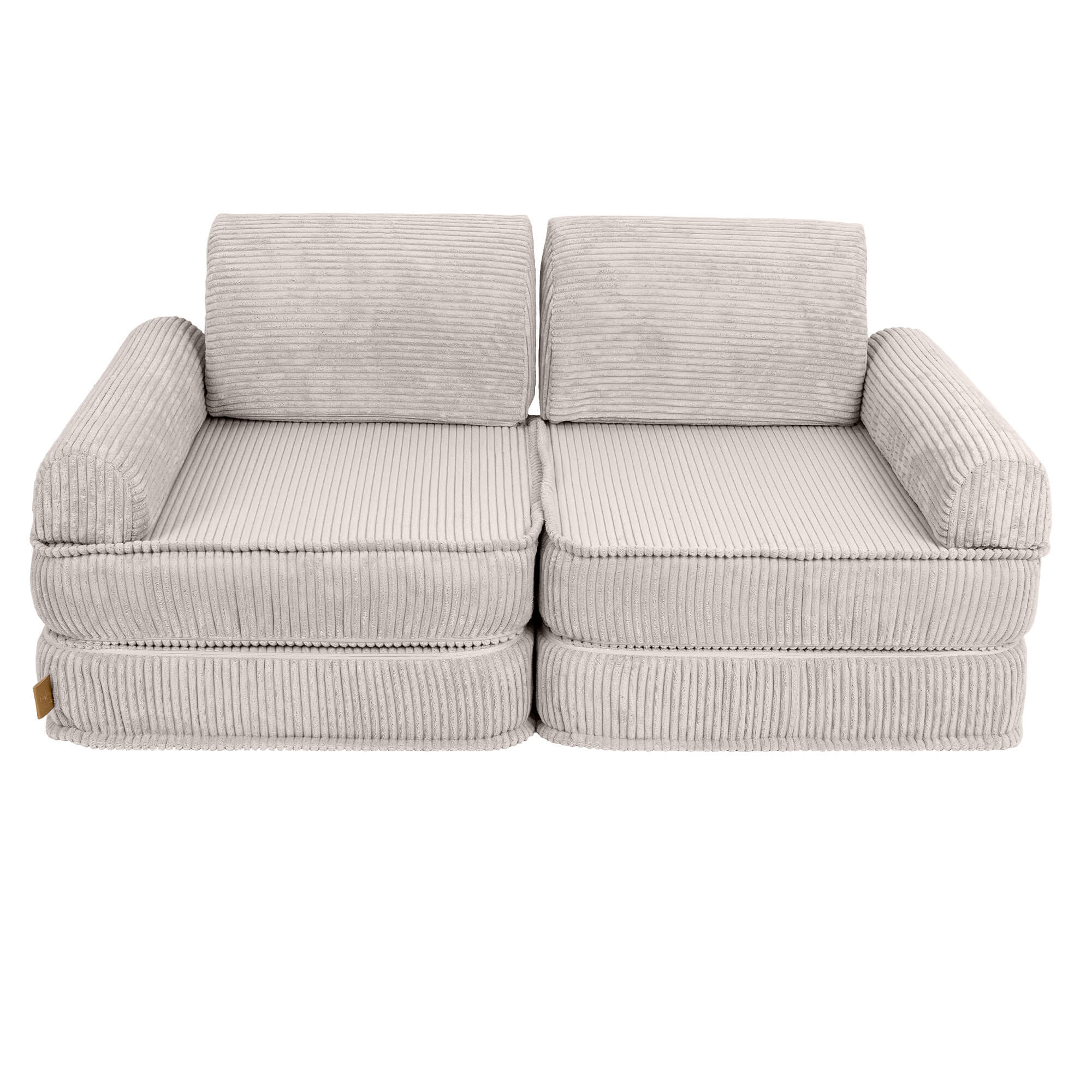 MeowBaby® Aesthetic CORDUROY Play Sofa - Play Sofa Pocket Plus
