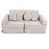 ecru corduroy play sofa | ecru corduroy Play Sofa | Play Sofa Kids ecru corduroy | MeowBaby ecru corduroy soft play sofa | 