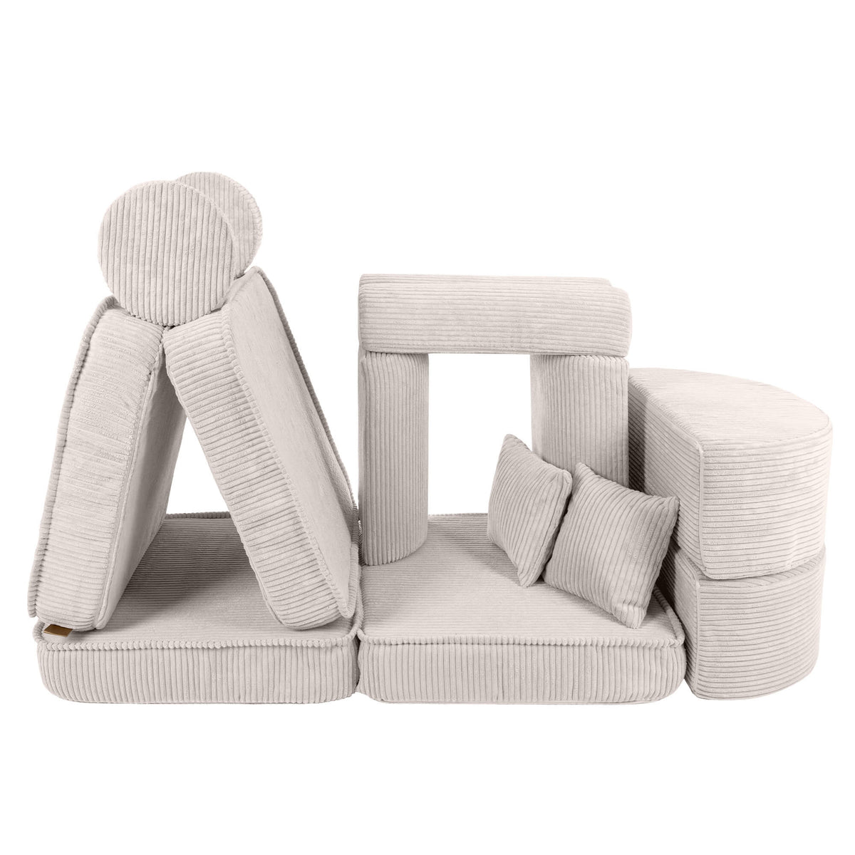 Aesthetic Kids Play Sofa MAX | Modular Kids Play Couch | Corduroy