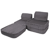 Meowbaby Churros Pocket Sofa Basic Jurassic Grey