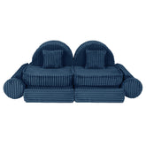 Meowbaby Churros Pocket Sofa Max Midnight Blue