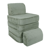 Meowbaby Churros Pocket Sofa Basic Olive Sage Green