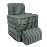 Meowbaby Churros Pocket Sofa Basic Pine Forest Green